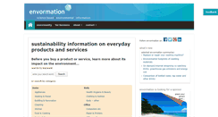 Desktop Screenshot of envormation.org